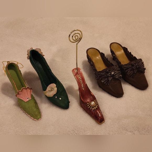 Elegant Women's Shoe Collection - Green, Red, Brown - Picture 1 of 12